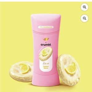 NEW DOVE CRUMBL Lemon Glaze Hand wash and deodorant set - new!